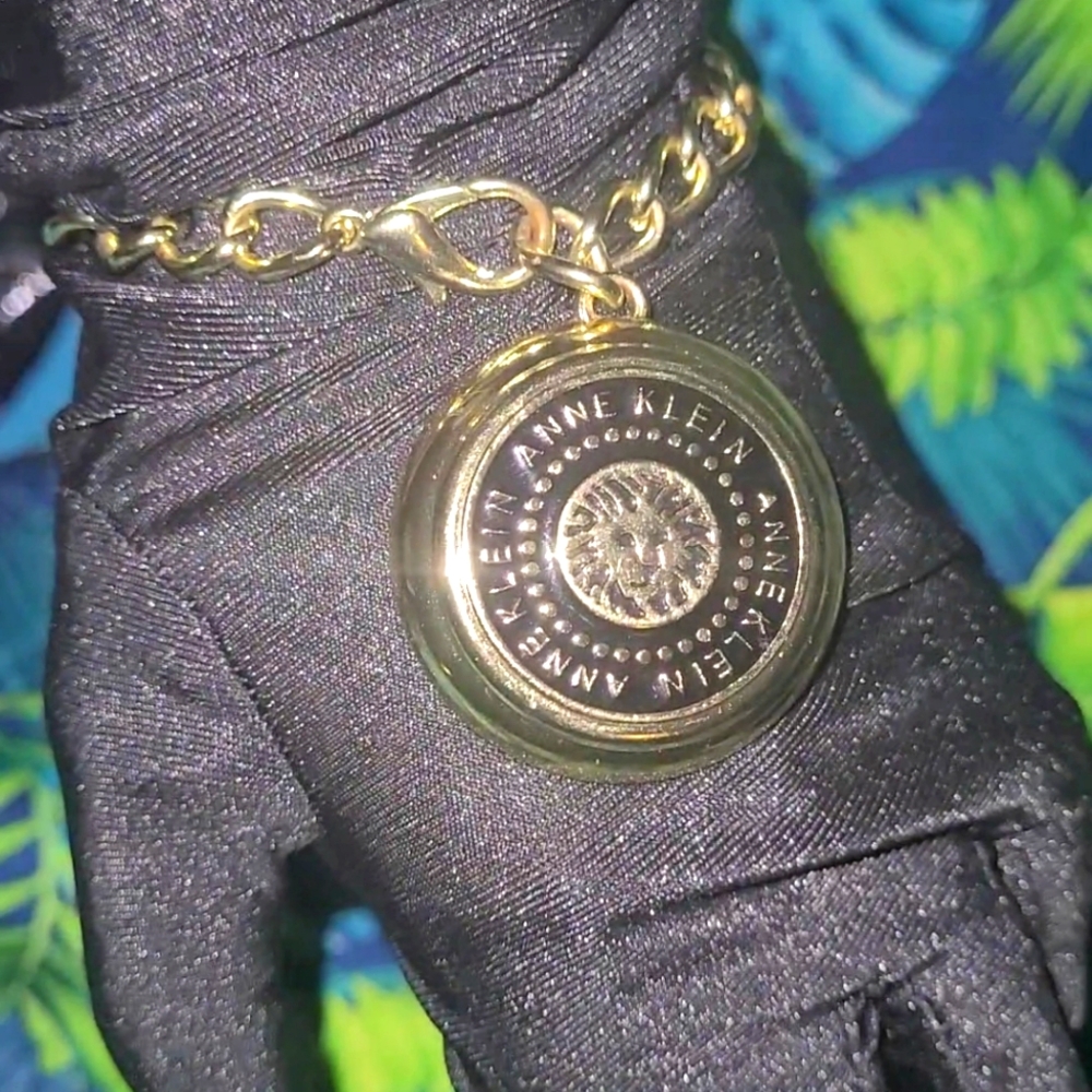 VINTAGE ANNE KLEIN BAG CHARM OR USEAS BRACELET EUC